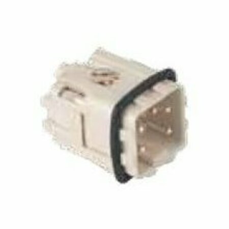 MOLEX Gwconnect Screw Terminal Insert, Male, 4-Pole, 10A, Without Wire Protection (Ag) Plateed 7204.6102.0